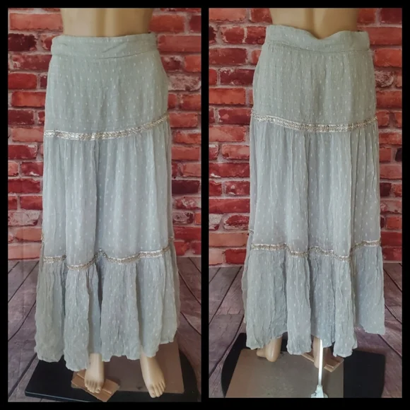Free People Ella Midi Skirt Size 6 NWT - Picture 5 of 5